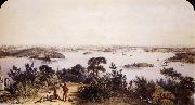 George French Angas, The City and Harbour of Sydney